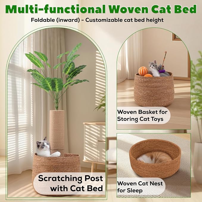 62 Inch Tall Cat Scratching Post - Image 5