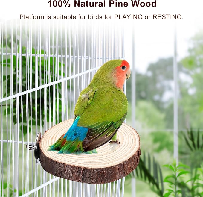 Mogoko 5PCS Bird Perch Natural Wood Grape Stick Stand, 3 Grape Stick Paw - Image 5