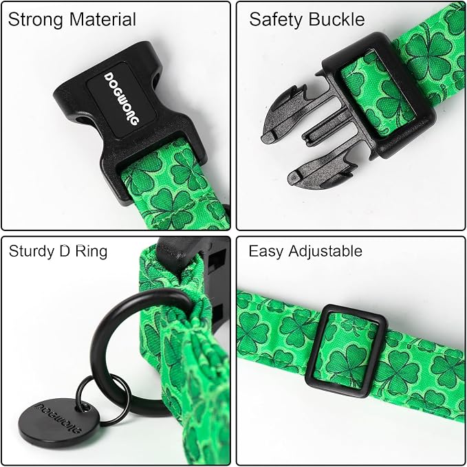 DOGWONG St. Patrick's Day Dog Collar - Image 3
