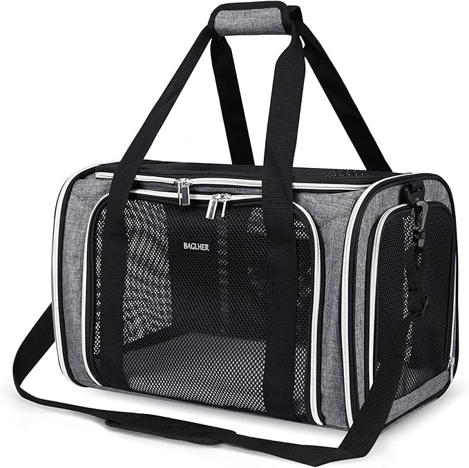 BAGLHER Pet Travel Carrier, Cat Carriers Dog Carrier by BAGLHER