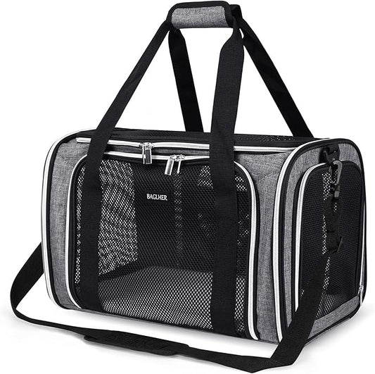 BAGLHER Pet Travel Carrier, Cat Carriers Dog Carrier by BAGLHER