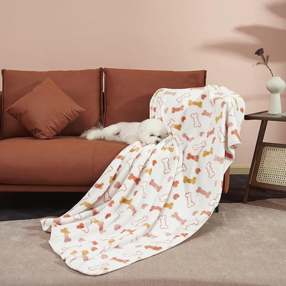 Allisandro Luxurious Dog Blanket, 350 GSM Super Fuzzy Microplush Fleece Pet - Image 4
