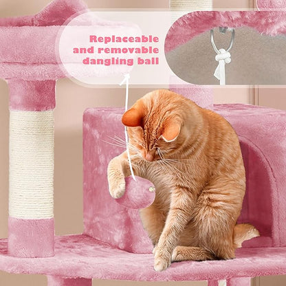Yaheetech 62.5inches Cat Tree Cat Tower Cat Condo - Image 6