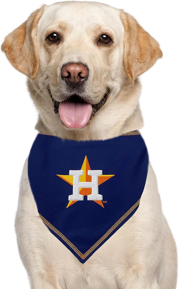 Pets First MLB Houston Astros TIE Bandana, Small/Medium. Dog Bandana Scarf Bib - Image 5