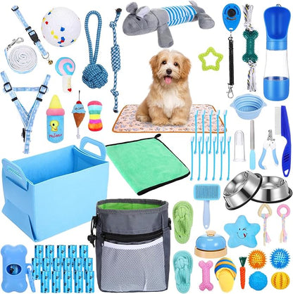 65 Pcs Puppy Supplies Starter Kit Small Dog Essentials Includes Dog Leash - Image 7