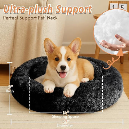 JOLLYVOGUE Calming Dog Bed for Small Dogs - Image 5