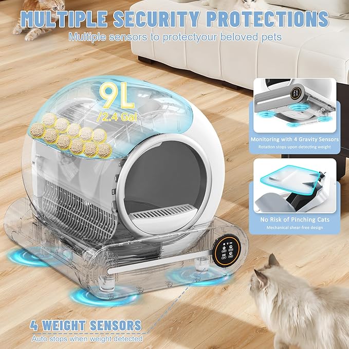 SUW Self Cleaning Litter Box, Automatic Cat Litter Box - Image 4