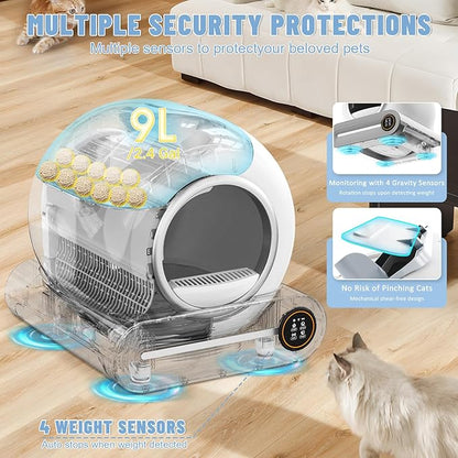 SUW Self Cleaning Litter Box, Automatic Cat Litter Box - Image 4