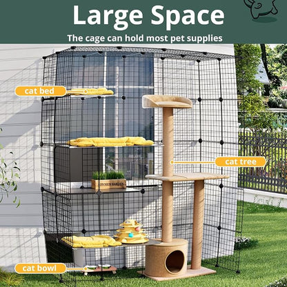 Oneluck 69 Inch Catio Outdoor Cat Enclosure - Image 3