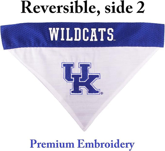 Pets First Collegiate Pet Accessories, Reversible Bandana, Kentucky Wildcats - Image 2