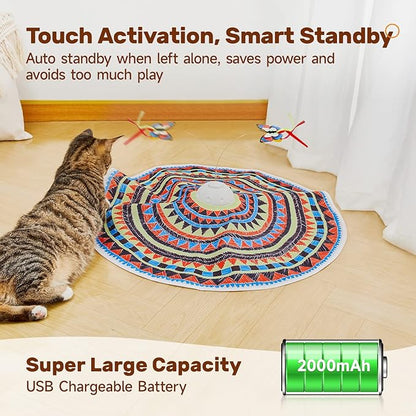 Potaroma Cat Toys Chargeable, 3in1 Hide and Seek, Automatic Interactive Fun - Image 6