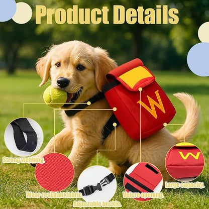 Dog Backpack for Dog, Adjustable Hands-Free Travel Hiking Walking Vest - Image 3