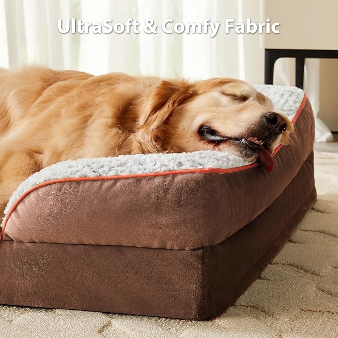 Orthopedic Dog Bed for Medium Dogs, Egg Crate Foam Bed for Medium Dogs - Image 3
