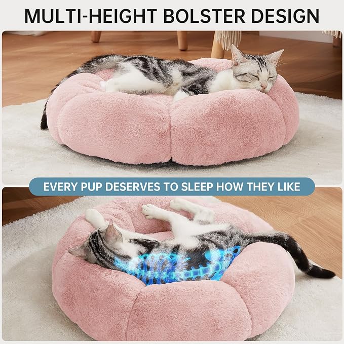 OhGeni 20 inches Calming Donut Dog & Cat Bed - Image 4