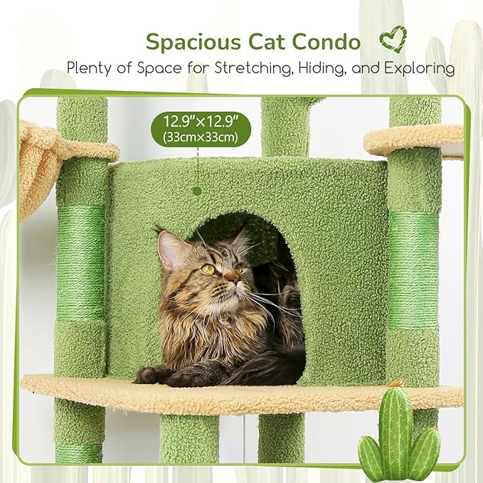 Globlazer Cactus Corner Cat Tree Tower - Image 4