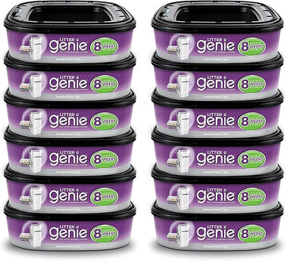 Litter Genie Ultimate Cat Litter Disposal System Refills, Lock Away Odors by LitterGenie