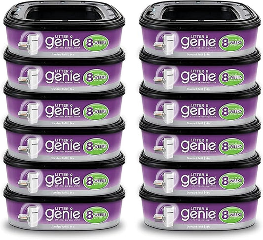 Litter Genie Ultimate Cat Litter Disposal System Refills, Lock Away Odors by LitterGenie