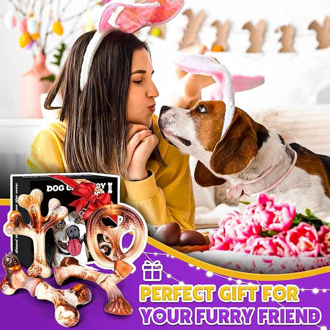 4 Pack Dog Chew Toys for Aggressive Chewers - Image 8