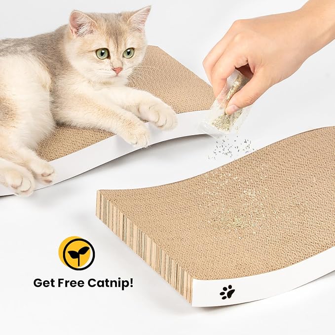 Cat Scratcher, Durable Scratch Pad, Corrugated Cardboard Scratching Board - Image 9