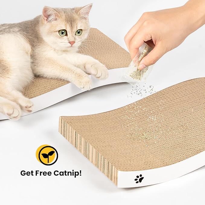 Cat Scratcher, Durable Scratch Pad, Corrugated Cardboard Scratching Board - Image 9