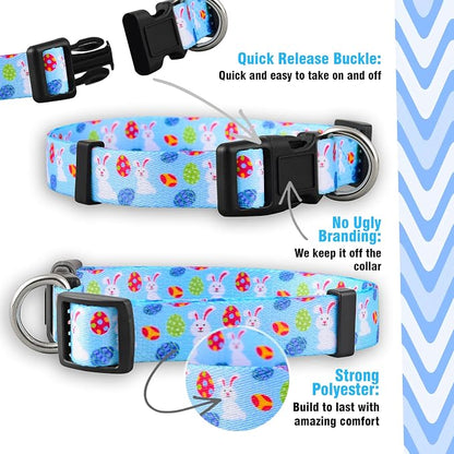 Native Pup Easter Dog Collar, Cute Spring Gift - Image 4