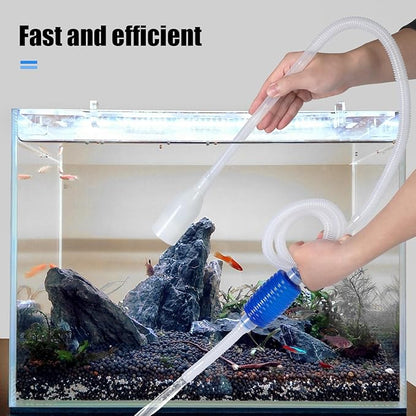 AQUANEAT Aquarium Vacuum Siphon, Hand Pump Fish Tank Water Changer, - Image 4