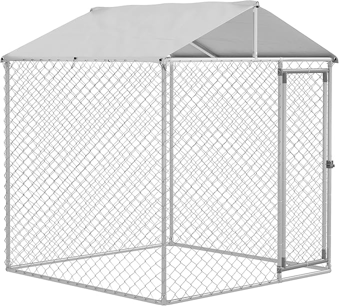 PawHut Outdoor Dog Kennel, Heavy Duty Dog Run Outdoor Fence by PawHut