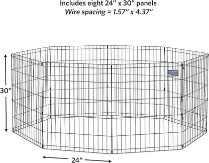 MidWest Homes for Pets Folding Metal Puppy / Dog Exercise Pen, Indoor/Outdoor - Image 7