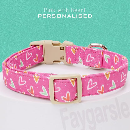 Faygarsle Valentine's Day Dog Collar, Adjustable Pet Collar - Image 2