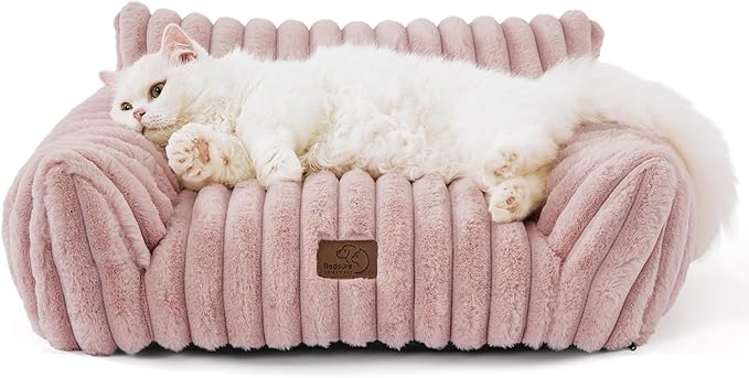 Bedsure ComfyFleece™ Cute Cat Couch by BEDSURE