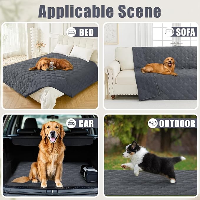 Smiry Waterproof Dog Bed Cover Blanket 30x53, Soft Reversible Pet Blanket - Image 5
