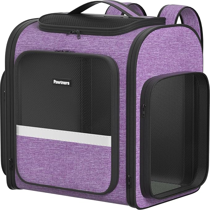 Pawtners Dog Carrier Backpacks Large Cat Backpack by Pawtners