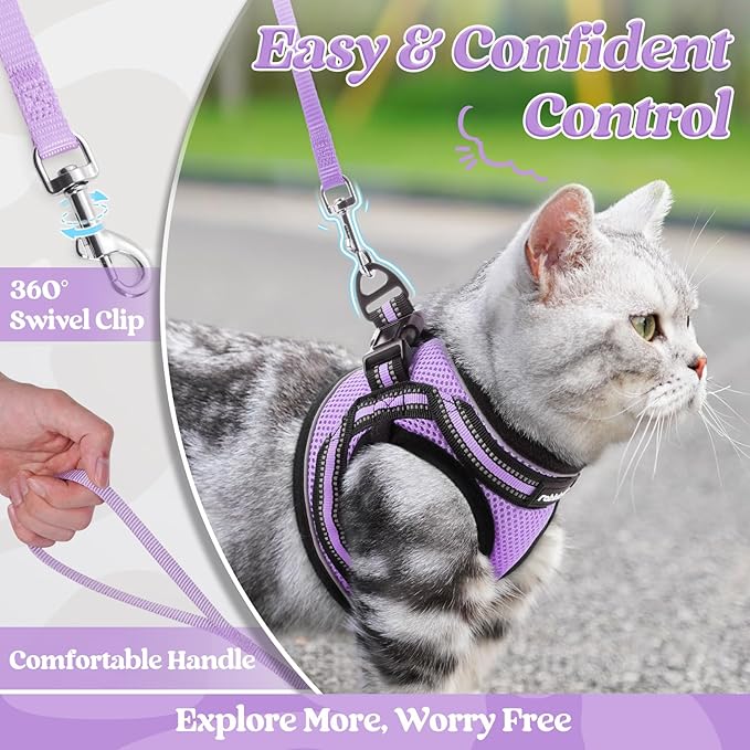 rabbitgoo Cat Harness and Leash Set - Image 6