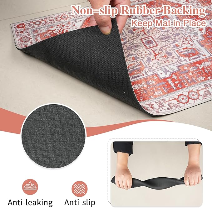 famibay Dog Food Mat, Absorbent Cat Dog Mats - Image 7
