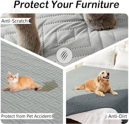 hyha Waterproof Dog Blanket, Soft Pet Bed Cover, Waterproof Sofa Couch Cover - Image 3