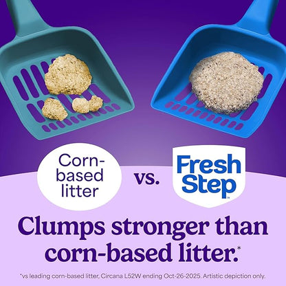 Fresh Step Clumping Cat Litter, Long Lasting Odor Control Kitty Litter - Image 5