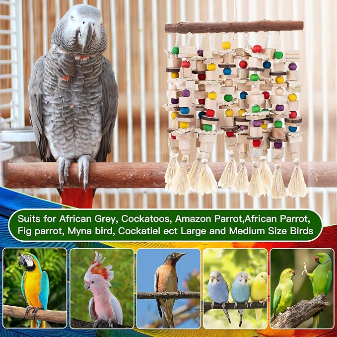 Jorewood Large Bird Parrot Toys - Image 4