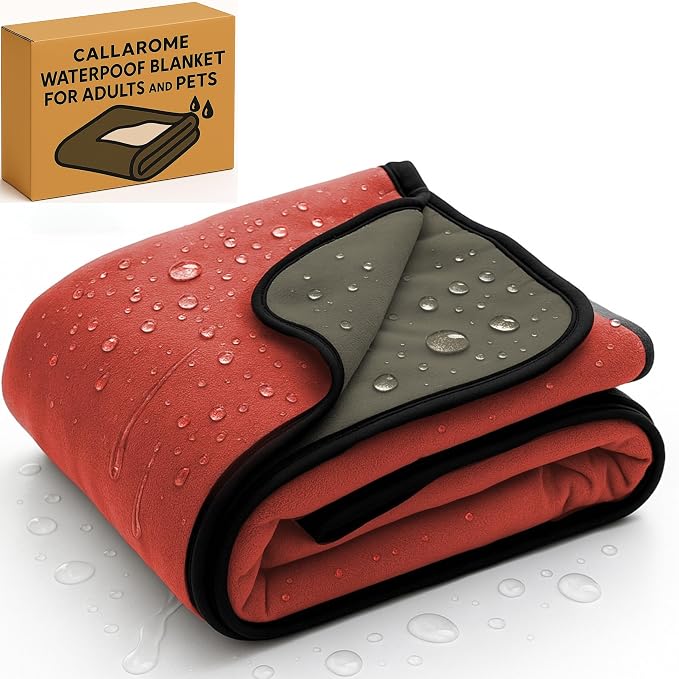 Waterproof Blanket for Bed or Couch – Soft and Leakproof Waterproof Throw by Callarome