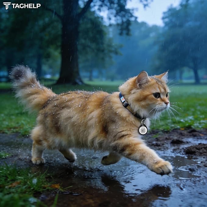QR Code Cat ID Tag for Collar, Smart Pet ID - Image 7