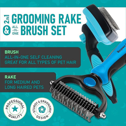 Maxpower Planet Dog Rake and Dog Hair Brush - Image 2