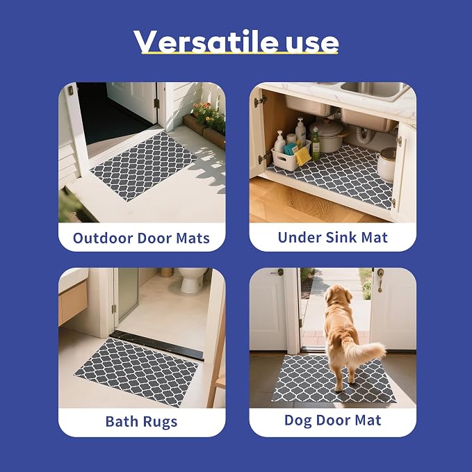 Cooyes Large Dog Food Mat 17.5"×36", Ultra-Absorbent Dog Bowl Mat - Image 9