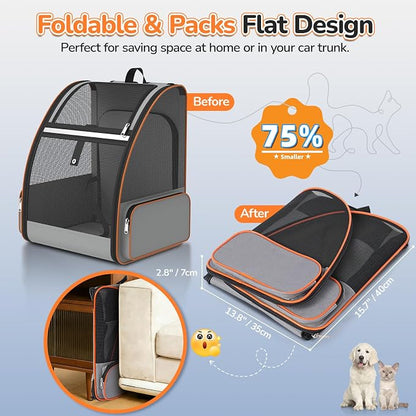 Cat Backpack Carrier Expandable - Image 8