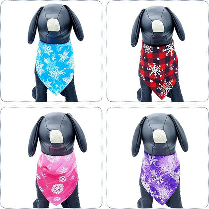 30 Pcs Winter Dog Bandanas Bulk Stitch Dog Bandanas - Image 4
