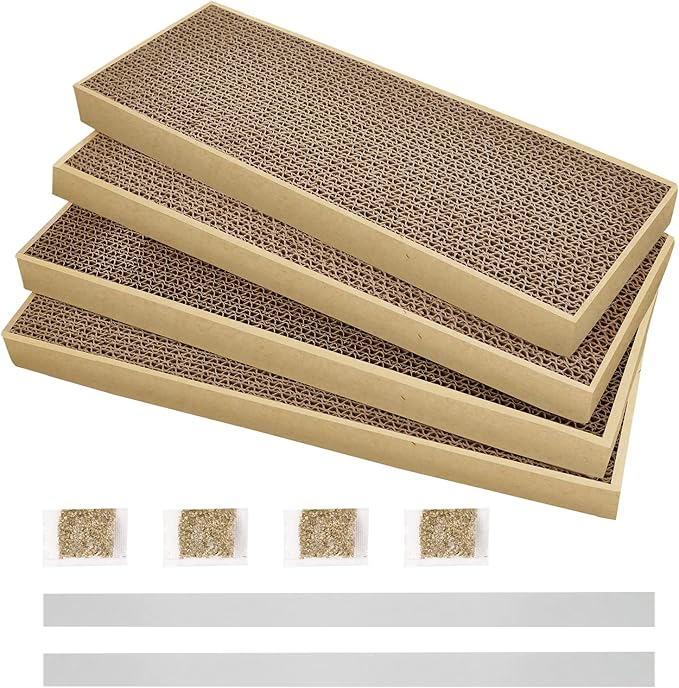 HappyFree SX Double-Sided Cat Scratch Pad: Premium Indoor Cat Scratcher by HappyFreeSX