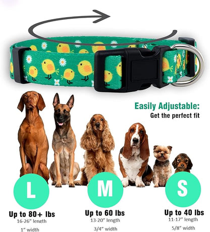 Native Pup Easter Dog Collar, Cute Spring Gift - Image 3