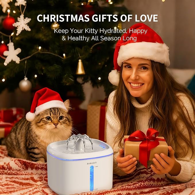 Cat Water Fountain, 2.5L/84oz Pet Cat Fountain – Ultra Quiet Upgraded Automatic - Image 9