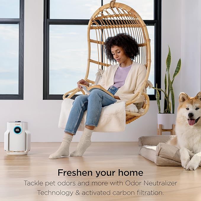 Shark Air Purifier for Home, NeverChange Compact Pro, for Bedroom, Home Office - Image 7