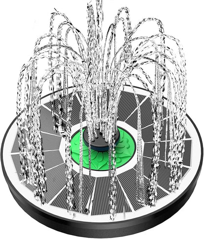 Yzert Solar Fountain for Bird Bath Glass by Yzert