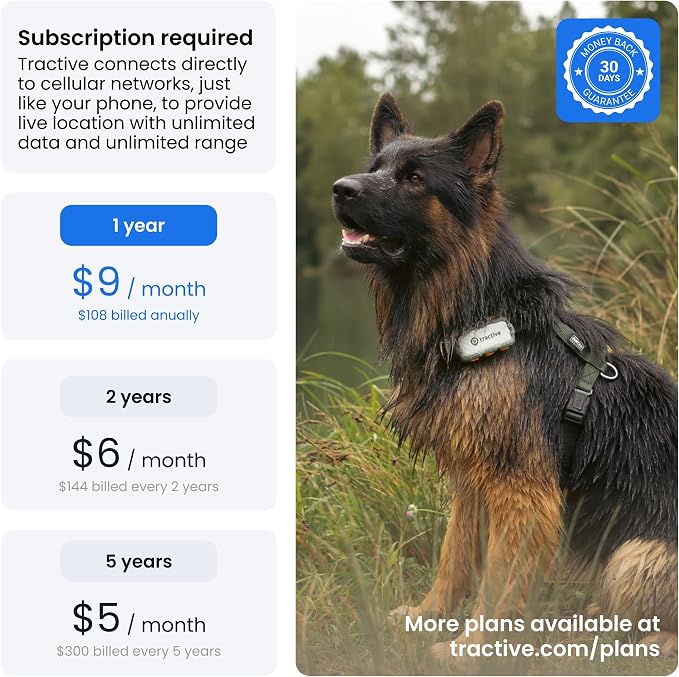 Tractive XL Smart Dog GPS Tracker | Live Pet Tracker - Image 6