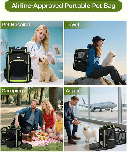 BAGLHER Expandable Cat Carrier Backpacks, Retractable Pet Carrier Backpack - Image 2